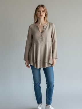 SARAH PACINI Linen Tunic
